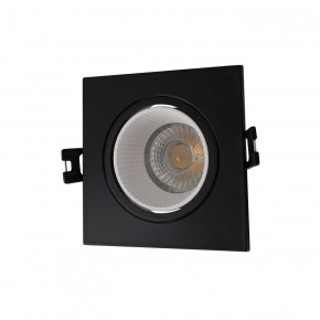 DK3071-BK+WH Встраиваемый светильник, IP 20, 10 Вт, GU5.3, LED, черный/белый, пластик в Губахе - gubaha.ok-mebel.com | фото