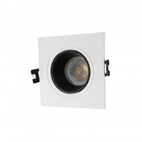 DK3071-WH+BK Встраиваемый светильник, IP 20, 10 Вт, GU5.3, LED, белый/черный, пластик в Губахе - gubaha.ok-mebel.com | фото