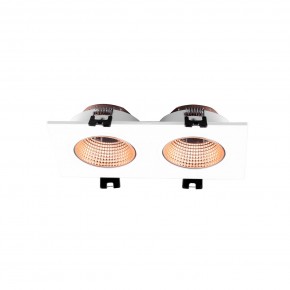 DK3072-WBR Встраиваемый светильник, IP 20, 10 Вт, GU5.3, LED, белый/бронзовый, пластик в Губахе - gubaha.ok-mebel.com | фото 2