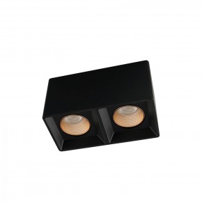DK3085-BK+BR Светильник накладной IP 20, 10 Вт, GU5.3, LED, черный/бронзовый, пластик в Губахе - gubaha.ok-mebel.com | фото