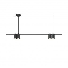 DK4061-BK Подвесной светильник ORBIT, IP20, 4xGU10 LED до 15 Вт, черный матовый, алюминий в Губахе - gubaha.ok-mebel.com | фото 3