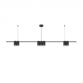 DK4063-BK Подвесной светильник ORBIT, IP20, 7xGU10 LED до 15 Вт, черный матовый, алюминий в Губахе - gubaha.ok-mebel.com | фото 3