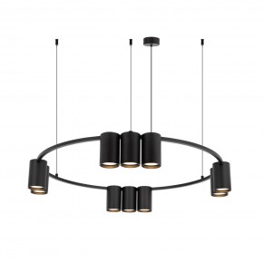 DK4065-BK Подвесной светильник ORBIT, IP20, 10xGU10 LED до 15 Вт, черный матовый, алюминий в Губахе - gubaha.ok-mebel.com | фото 3