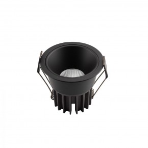 DK4500-BK Встраиваемый светильник, IP 20, 12 Вт, LED 3000, черный, алюминий в Губахе - gubaha.ok-mebel.com | фото
