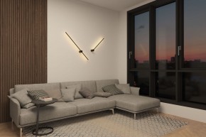 DK5010-BK Бра 600 мм, 3000К, IP20, 5 Вт, черный, алюминий в Губахе - gubaha.ok-mebel.com | фото 7