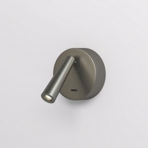 DK5072-DN Бра SHINE WALL со светодиодом, D104*H68, IP20, 3000К, 3W, RA?90, темный никель, алюминий в Губахе - gubaha.ok-mebel.com | фото