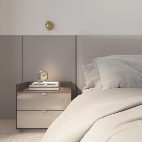 DK5072-SB Бра SHINE WALL со светодиодом, D104*H68, IP20, 3000К, 3W, RA?90, сатинированная латунь, алюминий в Губахе - gubaha.ok-mebel.com | фото 9