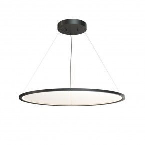 DK6620-BK Подвесной горизонтальный светильник Veil со светодиодом H900 d1000 220V 82W 3000-6000K IP20 черный алюминий в Губахе - gubaha.ok-mebel.com | фото 4