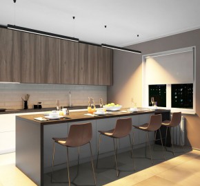 DK9123-BK Линейный светильник 30W 1250mm 3000K, черный в Губахе - gubaha.ok-mebel.com | фото 7