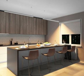 DK9123-WH Линейный светильник 30W 1250mm 3000K, белый в Губахе - gubaha.ok-mebel.com | фото 4