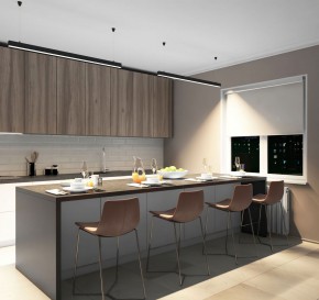 DK9124-BK Линейный светильник 30W 1250mm 4000K, черный в Губахе - gubaha.ok-mebel.com | фото 4