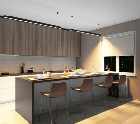 DK9153-BK Линейный светильник 42W 1500mm 3000K, черный в Губахе - gubaha.ok-mebel.com | фото 7