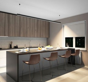 DK9254-BK Линейный светильник 62W 2500mm 4000K, черный в Губахе - gubaha.ok-mebel.com | фото 5