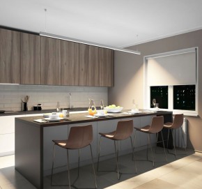 DK9254-WH Линейный светильник 62W 2500mm 4000K, белый в Губахе - gubaha.ok-mebel.com | фото 4