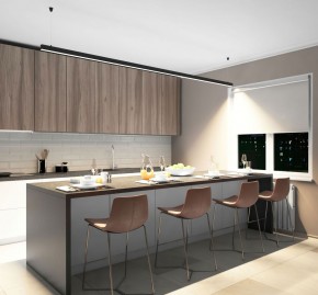 DK9304-BK Линейный светильник 72W 3000mm 4000K, черный в Губахе - gubaha.ok-mebel.com | фото 5