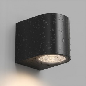 DK9790-BK Настенный уличный светильник NARVIK, IP44, GU10 LED, до 15 Вт, черный, алюминий в Губахе - gubaha.ok-mebel.com | фото 3