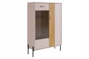 ДОМИНИКА Комод (со стеклом) в Губахе - gubaha.ok-mebel.com | фото