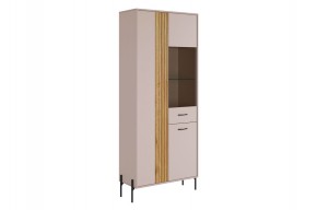 ДОМИНИКА Шкаф двухдверный (со стеклом) в Губахе - gubaha.ok-mebel.com | фото
