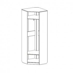 ЭЛАНА Прихожая (модульная) Дуб сонома в Губахе - gubaha.ok-mebel.com | фото 5