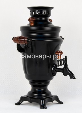 Электрический самовар "Черный Русский" матовый тюльпан на 1,5 литра. Ограниченная серия. в Губахе - gubaha.ok-mebel.com | фото 3