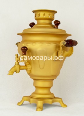 Электрический самовар "Русское золото" матовая груша на 2 литра (Ограниченная серия) в Губахе - gubaha.ok-mebel.com | фото