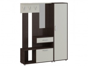 ЭНТЕР 1 Прихожая (модульная) дуб молочный/венге в Губахе - gubaha.ok-mebel.com | фото 2