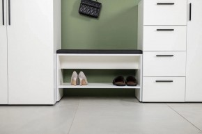 ЭЙР прихожая (модульная) Белый Шагрень в Губахе - gubaha.ok-mebel.com | фото 23