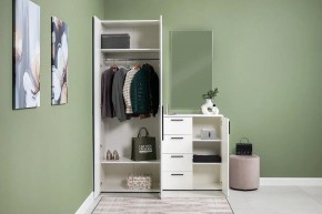 ЭЙР прихожая (модульная) Белый Шагрень в Губахе - gubaha.ok-mebel.com | фото 25