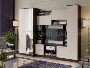ФЛОРА Стенка (2700) ЛДСП (Дуб Беленый/Венге) в Губахе - gubaha.ok-mebel.com | фото