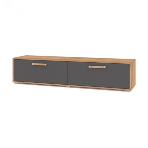 ФЛОРИДА Ф31 Тумба ТВ (дуб золотой/графит) в Губахе - gubaha.ok-mebel.com | фото