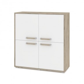 ФЛОРИДА Ф43 Комод (дуб серый/белый) в Губахе - gubaha.ok-mebel.com | фото