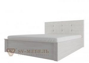 Кровать 1600 двойная (универсальная) с мягким изголовьем Гамма 20 в Губахе - gubaha.ok-mebel.com | фото 1