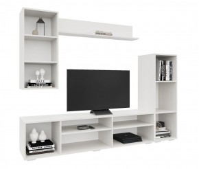 Гостиная Аннели (Белый/Белый глянцевый) в Губахе - gubaha.ok-mebel.com | фото 2
