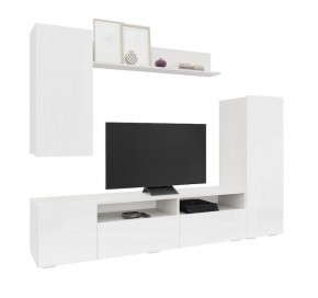 Гостиная Аннели (Белый/Белый глянцевый) в Губахе - gubaha.ok-mebel.com | фото 3