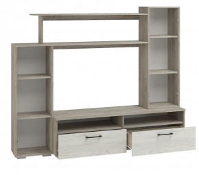 Гостиная Эмма МИНИ (Дуб Крафт серый/белый) в Губахе - gubaha.ok-mebel.com | фото 2
