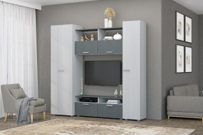 Гостиная Эмми (Анкор светлый/Графит) в Губахе - gubaha.ok-mebel.com | фото