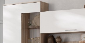 Гостиная Флай (ЦС-01/ШК-04) дуб сонома/белый в Губахе - gubaha.ok-mebel.com | фото 11