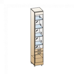 Гостиная Камелия Композиция 1 (Ясень Асахи) в Губахе - gubaha.ok-mebel.com | фото 3