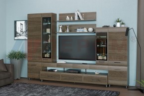 Гостиная Камелия Композиция 3 (Гикори Джексон темный) в Губахе - gubaha.ok-mebel.com | фото