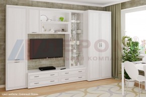 Гостиная Карина Композиция 16 (Снежный ясень) в Губахе - gubaha.ok-mebel.com | фото