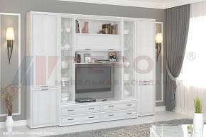 Гостиная Карина Композиция 19 (Снежный ясень) в Губахе - gubaha.ok-mebel.com | фото