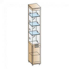 Гостиная Мелисса Композиция 12 (Акация Молдау) в Губахе - gubaha.ok-mebel.com | фото 7