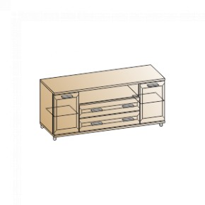 Гостиная Мелисса Композиция 12 (Ясень Асахи) в Губахе - gubaha.ok-mebel.com | фото 6
