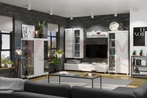Гостиная Мелисса Композиция 6 (Снежный Ясень) в Губахе - gubaha.ok-mebel.com | фото