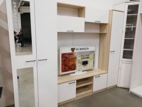 Гостиная МГС 3 Исполнение 1 (Дуб сонома/Белый) в Губахе - gubaha.ok-mebel.com | фото 6