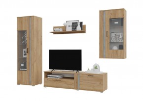 Гостиная Омега (Крафт золотой-Бетон) в Губахе - gubaha.ok-mebel.com | фото 2