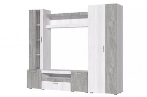 Гостиная Соло (Анкор Светлый/Бетонный Камень) в Губахе - gubaha.ok-mebel.com | фото 2