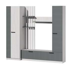 Гостиная Юджи (Анкор светлый/Графит) в Губахе - gubaha.ok-mebel.com | фото 2