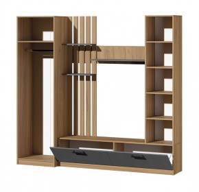 Гостиная Юджи (Дуб Крафт золотой/Графит) в Губахе - gubaha.ok-mebel.com | фото 3