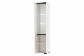 ГРЕТТА Пенал-витрина 1В1С (дуб крафт) в Губахе - gubaha.ok-mebel.com | фото 2